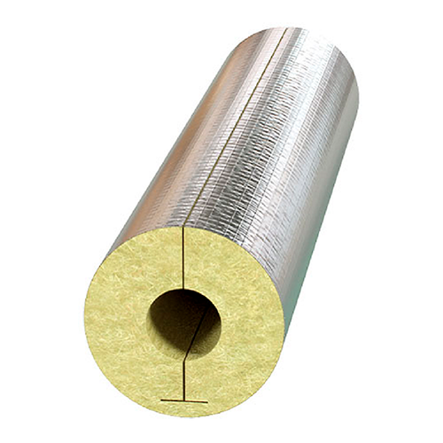 Цилиндр минераловатный 60x25 мм ROCKWOOL фольгированный