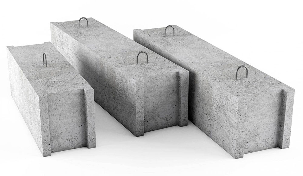 Фундаментные блоки стеновые 1180x600x280 мм ФБС 12-6-3 т ГОСТ 13579-78
